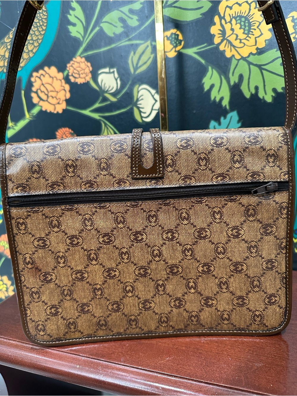 Vintage Morabito Paris Monogram Canvas Shoulder Bag | France 70s | Vendôme Logo - Picture 8 of 12